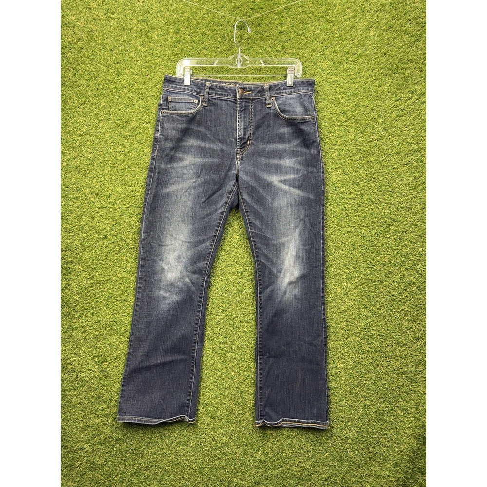 American Eagle Jeans Mens 32x30 Mid Rise Classic Boot Cut Dark Wash Casual y2k